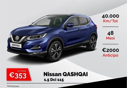 Nissan Qashqai Noleggio 48 Mesi, Anno 2020, KM 10000 - main picture